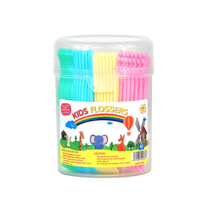 Hilos Dentales con Forma de Animales para Niños, Palillos Interdentales de Plástico para Limpieza de Dientes, Higiene Bucal Infantil, Paquete de 30-50 Unidades - Product Image 3