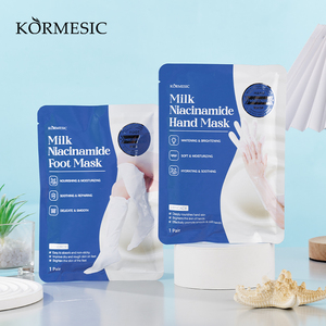 Pour KORMESIC 90 g/paire masque bio personnalisé pour les mains lait nourrissant hydratant longue durée Niacinamide blanchissant marque privée - Product Image 1