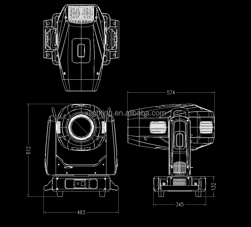 Xlighting 700w rohs led moving head for events