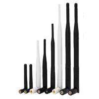 Antenne WiFi sans fil 2,4 GHz 10 dBi pour carte réseau d'ordinateur, routeur, caméra, connecteur omnidirectionnel à gain élevé