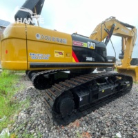 Excavadora Usada CAT340D2L Lista para Trabajar, 40T, Uso Pesado, Sin Fugas de Aceite, Certificación EPA, Maquinaria de Construcción