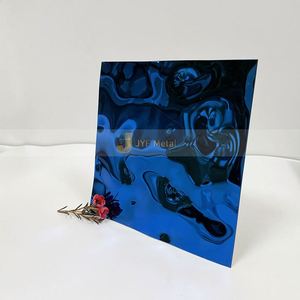 Plaque décorative en acier inoxydable à motif vague d'eau, couleur personnalisée, avec services de pliage, découpe et soudure, à vendre - Product Image 6