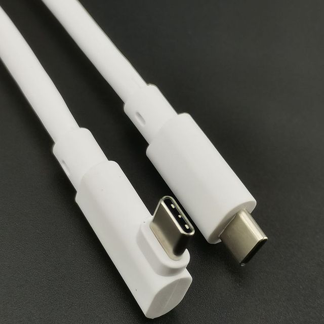 16ft and 20ft  USB3.0 C Male  to USB3.0 Type CM 90 Degree Elbow Cable for Oculus VR Link Cable 3A Fast Charging 5Gbps Rate