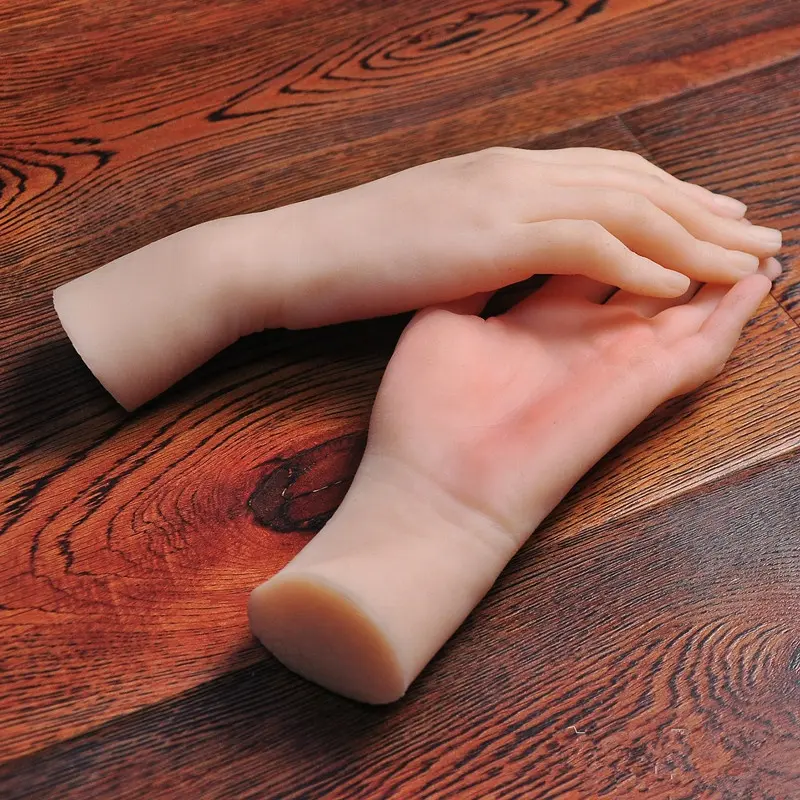 Nail Practice Hands High quality new creative silicone foot model Hand Mannequin