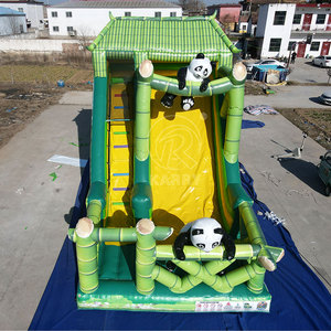 Castillo Inflable Comercial con Tobogán, Diseño de <span class=keywords><strong>Panda</strong></span> y Bambú, Parque Infantil Exterior para Niños, Ideal para Eventos de Carnaval - Product Image 5
