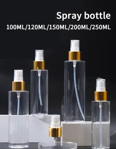 Offre Spéciale pas cher prix voyage 120ml 150ml 200ml 250ml bouteille de pulvérisation pour animaux de compagnie en plastique brouillard vaporisateur 100ml bouteilles