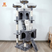 Árbol para Gatos de Diseño Moderno con Torre de Escalada y Gimnasio de Peluche