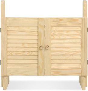 Grande <span class=keywords><strong>Stalla</strong></span> Doppia per <span class=keywords><strong>Cavalli</strong></span> con Porte, Unità di Stoccaggio e Esposizione in Legno per Cavallucci e Organizzazione della Stanza dei Giochi - Product Image 2