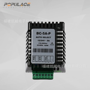 Chargeur de batterie Populace BC-5A-P 12V/24V 5A 160W à sélection automatique pour usage industriel - Product Image 1