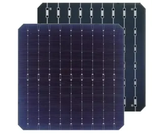 Célula solar PV PERC 4BB 5BB 9BB 166X166, tamaño