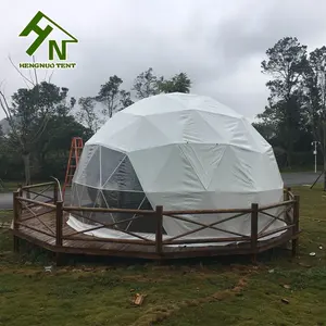 中国制造的抗紫外线20英尺豪华测地线圆顶帐篷