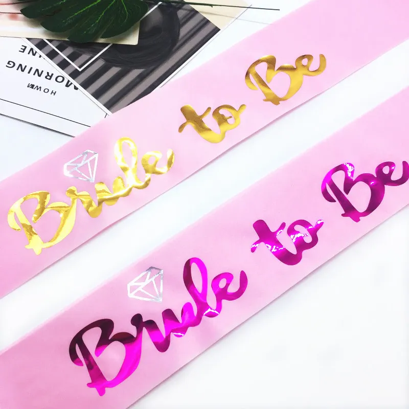 bride to be diamond Sash for wedding bride to be party decorations