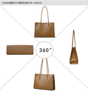 กระเป๋าถือหนังแท้สำหรับผู้หญิงกระเป๋าถือแบบสะพายข้าง - Product Image 3