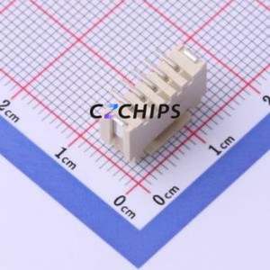 WAFER-HY2.0-5PLB Wire-to-Board Pin Header SMD,P=2mm Connector 1x5P 2mm Vertical Mount HY - Product Image 2