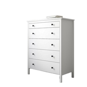 Solid wood drawer storage <b>cabinet</b>, multi-layer <b>corner</b> <b>cabinet</b>, five-drawer style, simple and stylish bedside table for home use. - Product Image 5