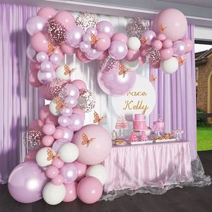 Nouvel ensemble de ballons en latex rose macaron <span class=keywords><strong>pour</strong></span> décoration de fête d'anniversaire et de baby shower, kit de fournitures de mariage, ensembles de ballons d'anniversaire en latex <span class=keywords><strong>pour</strong></span> intérieur - Product Image 3