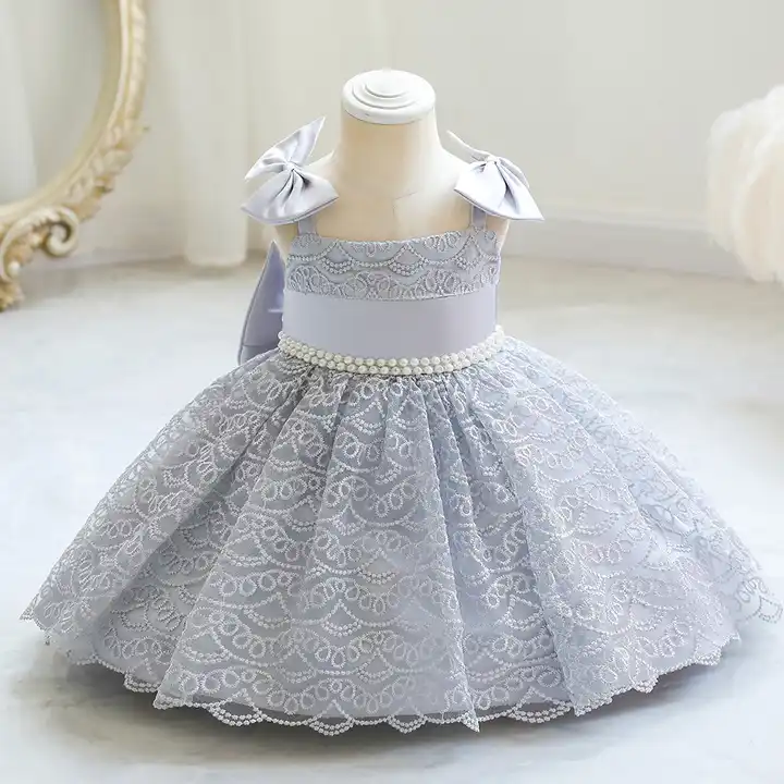 Amazon.com: Princess Flower Girls Dresses for Baby and Toddler Birthday  Sleeveless Pageant Pearl Baptism Christening Christmas Ball Gown Formal  Wedding Prom Party Tutu Tulle Outfit Bean Pink 18-24 Months: Clothing,  Shoes &
