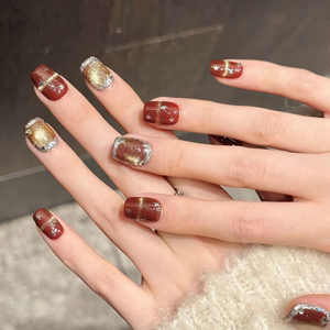 <span class=keywords><strong>Uñas</strong></span> <span class=keywords><strong>Postizas</strong></span> Francesas 3D Personalizadas con Etiqueta Privada, Cortas, Cuadradas, Hechas a Mano, Acrílicas, Reutilizables, <span class=keywords><strong>de</strong></span> Fábrica - Product Image 5