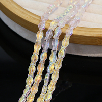 8 Styles de perles en verre cristal en forme de poisson bleu violet clair perles de poisson pour bracelet à bricoler soi-même colliers faisant des perles Arts Craft