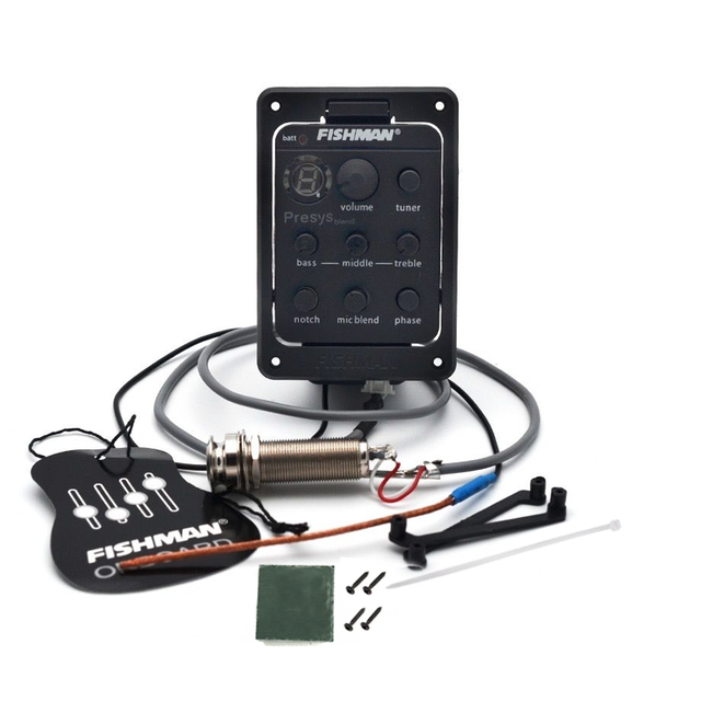 Fishman Presy Blend 301 Acoustic Pickup Preamp Piezo Mic Five Band EQ Tuner High Quality Factory Direct Wholesale