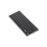 Juego de Teclado y Ratón Inalámbricos a Precio de Fábrica, para Computadora de Escritorio, Hogar, Oficina, Juegos, Profesional, 2.4G+BT, Modo Dual, 78 Teclas