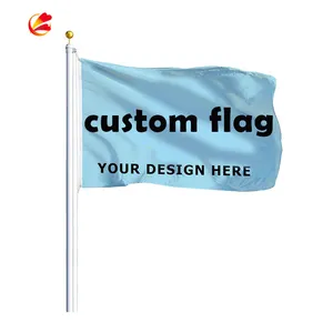 Promotional Custom 3X5 Design Print Your Logo Outdoor Advertising Campaign Professional Screen Printing Banner Flag
