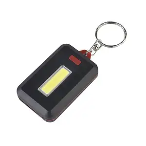 Rectangular Keychain with Light