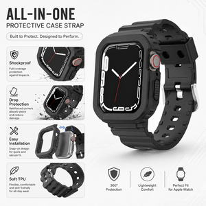 Elegante y Resistente Funda Protectora de TPU con Correa de Una Pieza <span class=keywords><strong>para</strong></span> <span class=keywords><strong>Apple</strong></span> <span class=keywords><strong>Watch</strong></span> Series 10 11 Ultra, Funda Resistente con Correa - Product Image 2
