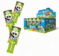 Sucettes Gélifiées Fruitées Liquides Crazy Hair, Goût Yaourt Aigre et Menthe, Multicolores pour Enfants, Boîte de 20g, Vente en Gros SLEZI FOOD