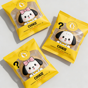 Customized logo Printed Design Food Grade Baking Packaging <strong>Bread</strong> <strong>Bag</strong> Laminated Plastic Small Clear Heat Sealing Cookie <strong>Bags</strong> - Product Image 6