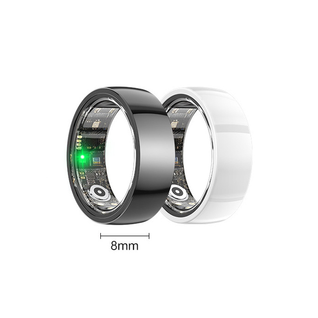 Smart Ring Health Tracker Blood Pressure Monitor for Men Health Care Sports Tracker IP68 Waterproof APP Control Monitor Ring