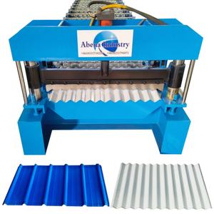آلة إنتاج ألواح معدنية مموجة عالية الإنتاجية، ماكينة تصنيع ألواح السقف ذات الطبقة المزدوجة، آلة صنع البلاط المعدني من الشركة المصنعة الصينية - Product Image 1