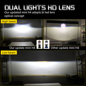 Ampoules LED Sanvi pour voiture H4L PRO Vente en gros Mini H4 Bi Led Projecteur Lentille Phares Auto Ampoules pour voitures Plug and Play - Product Image 4