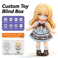 Ensemble de poupées articulées miniatures BJD Kawaii Lolita personnalisées en boîte mystère, figurine de collection OEM pour cadeau