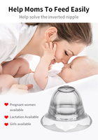 Correcteur de mamelons en silicone Cmbear, correcteur de mamelons courts, pour mamelons courts et plats