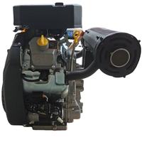 40 PS V-Twin-Zylinder 4-Takt Elektrostart Stahl für 999ccm 27kW Benzinmotor für Generatoren