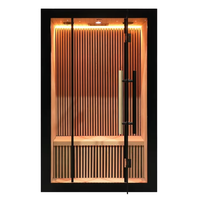 Sauna de paneles de carbono con infrarrojos lejanos para 2 personas con silla ergonómica