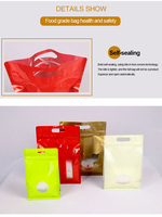 Custom Printed Biodegradable White Stand Pouch Zipper Durable Kraft Paper Foil Aluminium Food Tea Coffee Packaging Bags Snacks