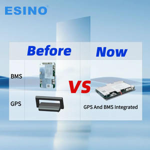 ESINO BMS Inteligente Multivoltaje - Gestión de Baterías 3S/4S/10S/13S 10A 17 Cadenas 60A con Protección de Corte por Baja/Alta Temperatura y Seguimiento por APP/SMS - Product Image 4