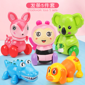 XST bonne qualité poulet mécanisme personnalisé bain pingouin bébé lit cloche chaîne carillon à enrouler moteur plastique jouet à enrouler - Product Image 6