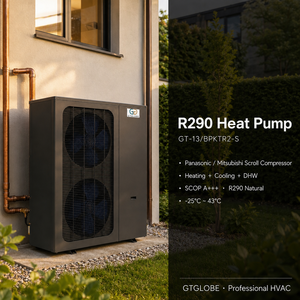 Pompe à chaleur R290 DC Inverter 38KW 3 en 1 Chauffage Refroidissement <span class=keywords><strong>Eau</strong></span> chaude A+++ avec certification CE pour usage domestique en villa Contrôle WiFi - Product Image 1