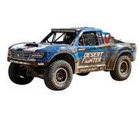 Voiture RC Yikong YK8081 DF8 1:8 4x4 Brushless Desert Short Truck avec suspension indépendante RTR, véhicule électrique tout-terrain de course pour adultes