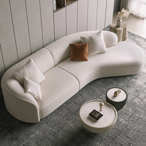 Funda de cojín extraíble para sofá, tela de estilo BEIGE y americano, esquina de espuma personalizada moderna, muebles para sala de estar - Product Image 6