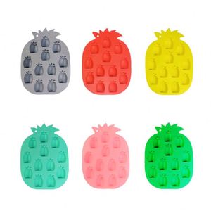 12 Pineapple Silicone Ice Cube Tray Gummy Jello Fondant Mold <b>Mini</b> <b>Soap</b> Embeds Crayon Wax Melt Mold Kitchen Bar Accessories - Product Image 2