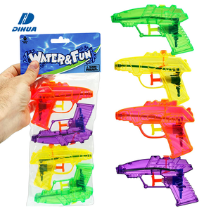 Transparent Pistolet À Eau Jouet pour L'été En Plein Air Activités Animaux et Enfants 4 Canons dans 1 Pack Durable En Plastique Mini Pistolets À Eau - Product Image 1