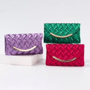 Nouvelles pochettes de soirée de luxe pour femmes, sacs à main à chaîne avec nœud, style classique pour dîners, mariages et fêtes nuptiales - Product Image 6