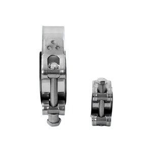 Abrazadera de tubo de escape Abrazadera de tubo de acero inoxidable Liberación rápida Abrazaderas de manguera de perno T de perno simple/doble - Product Image 5