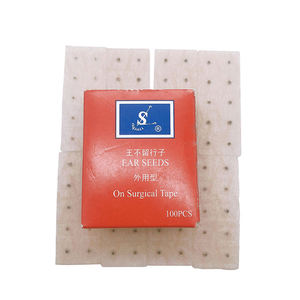 100 pièces jetables oreille presse graines Acupuncture Vaccaria Acupoint <span class=keywords><strong>Massage</strong></span> multi-conditions oreille graine acupression <span class=keywords><strong>Kit</strong></span> - Product Image 5