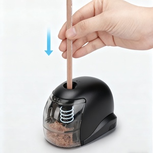 Temperino Elettronico Polarex X1 USB/a Batteria Certificato CE Tipo Lama Rotante Multicolore per Casa/Scuola - Product Image 2