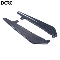 Pour BMW Série 5 G30/G38, jupes latérales en fibre de carbone véritable style FD sur le pare-chocs arrière, modification et mise à niveau 2017-2020